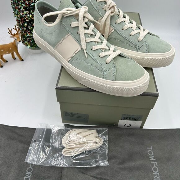 Men’s Tom Ford Cambridge, low top sneaker size 12 made in Italy - Picture 9 of 10
